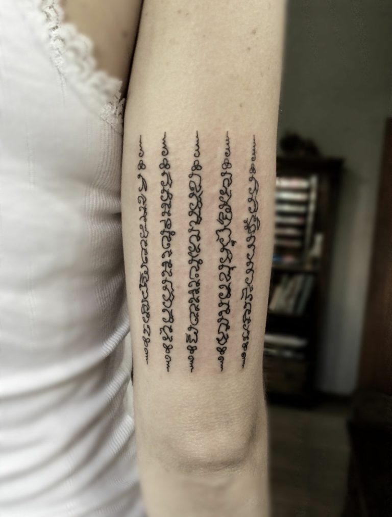 Buddhismus Tattoo coole Designs mit einer spirituellen Bedeutung