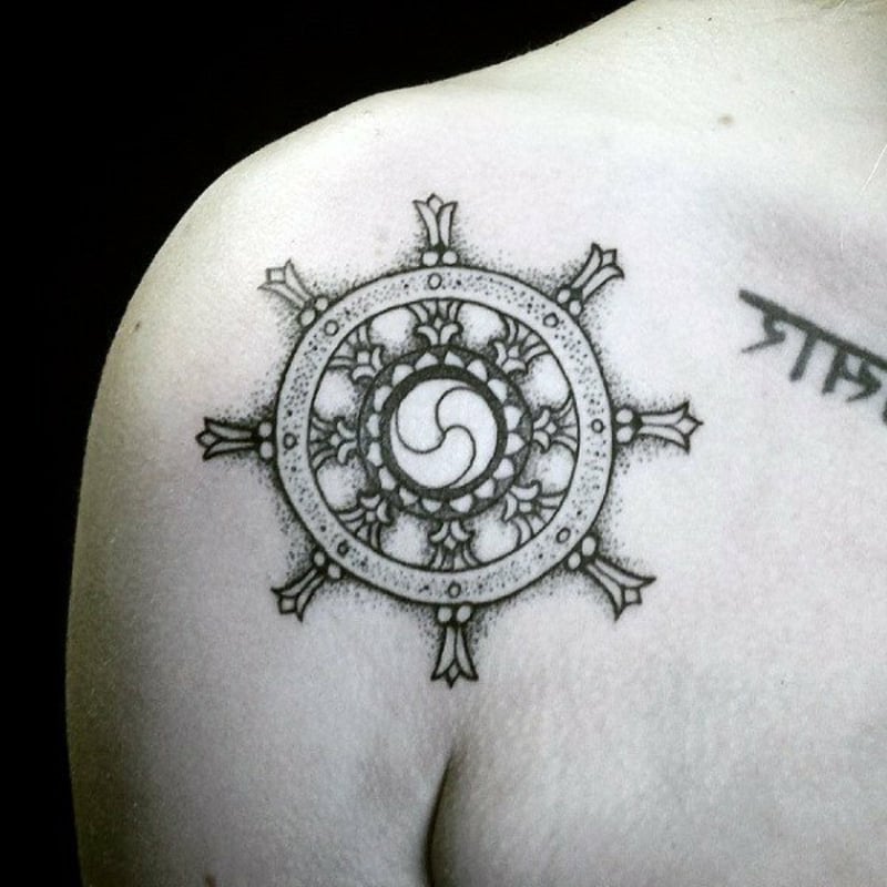 Buddhismus Tattoo Dharma Rad