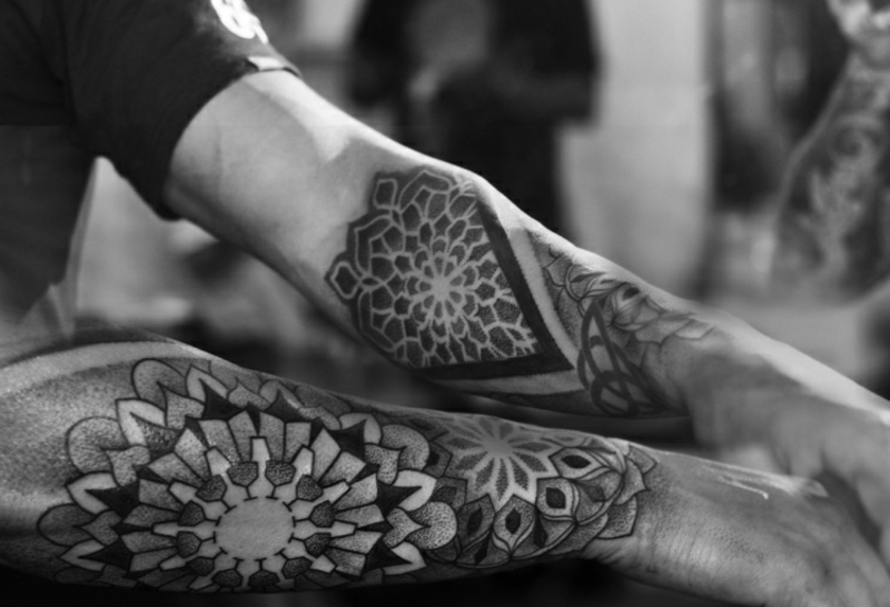 Mandala Tattoos Ideen für Männer und Frauen