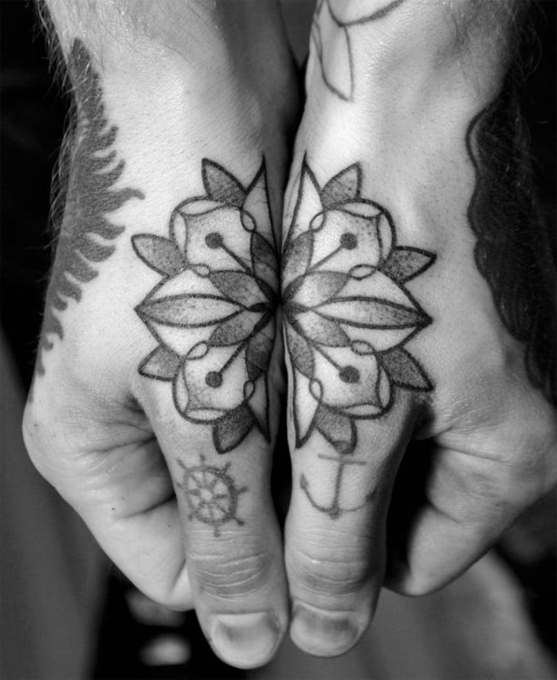 Mandala Tattoos originelle Ideen