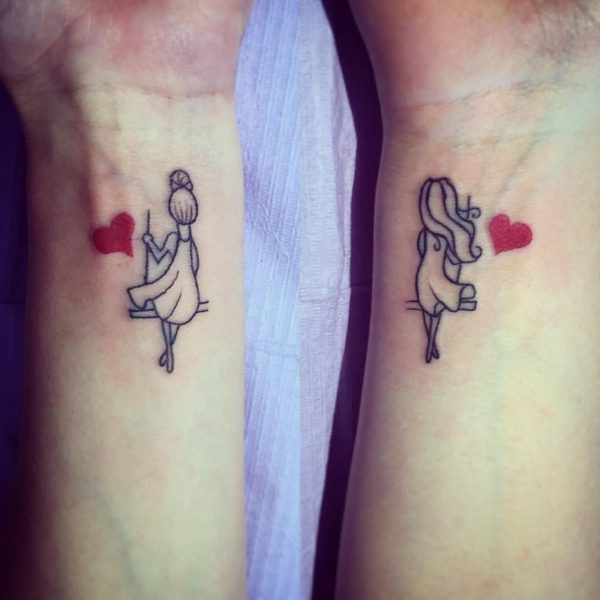 Spannende Freundschaftstattoo Beste Freundin Tattoo Ebenbild