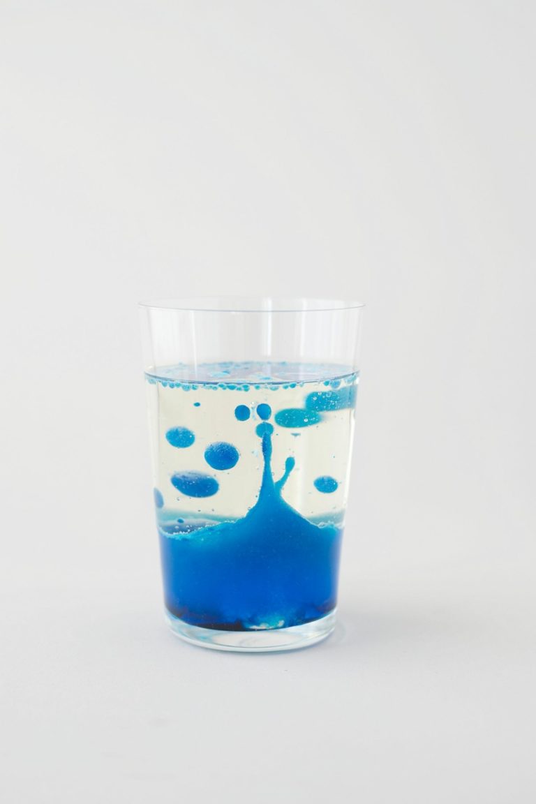 Lavalampe selber machen als cooles Experiment für Kinder ZENIDEEN