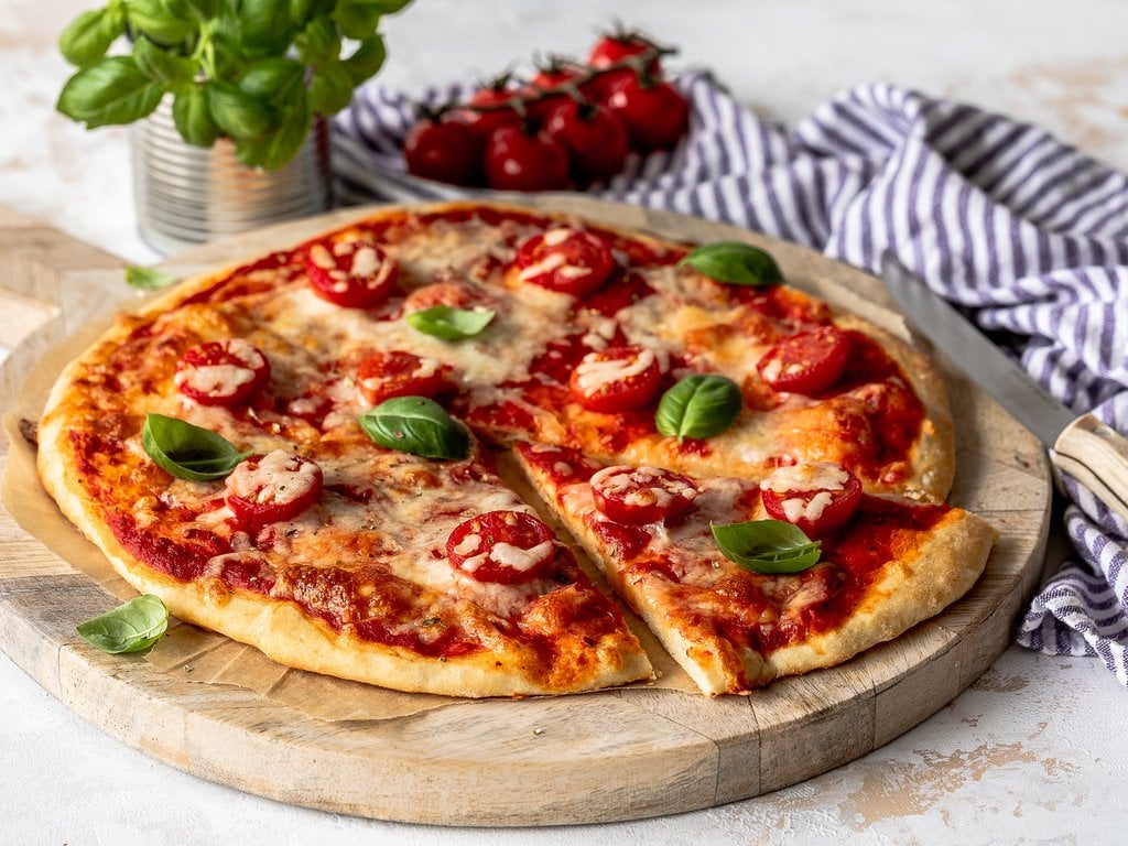 Pizza Margherita das klassische Rezept