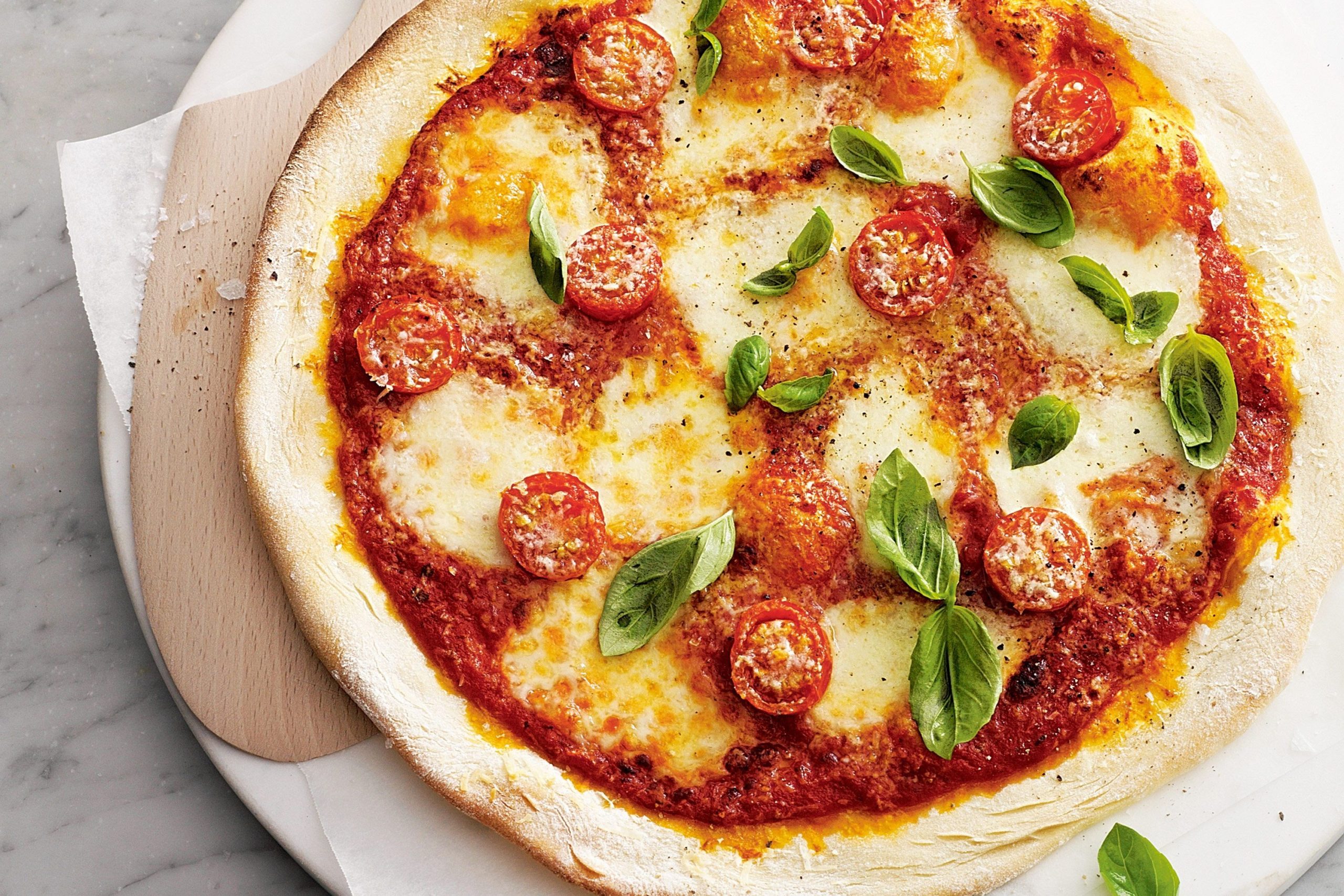 die klassische Pizza Margherita