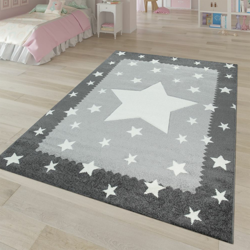 Kinderzimmer Teppich Sterne