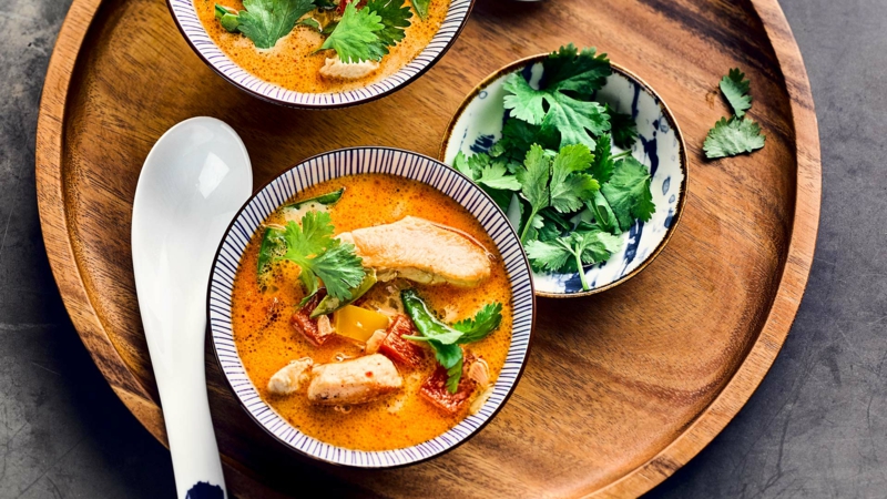 pikante Thai Kokos Suppe
