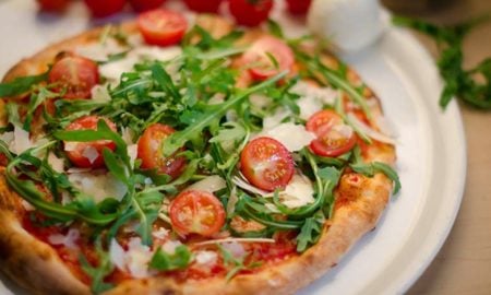 Pizza mit Gorgonzola