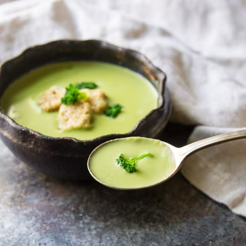 Suppe passieren Rezept mit Brokkoli