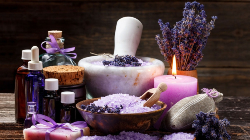 Aromatherapie machen Lavendel