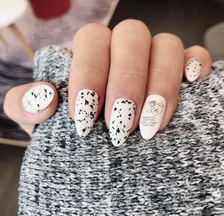 Eggshell Nails 30 stilvolle Designideen für hübsche Maniküren ZENIDEEN