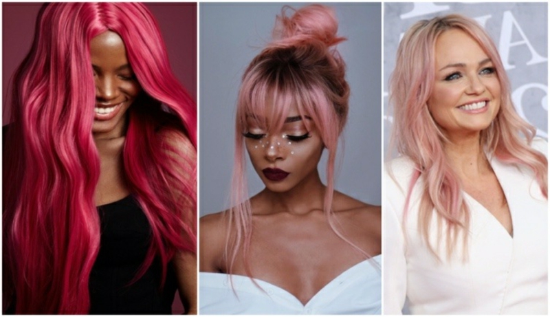 Haare rosa färben moderne Looks
