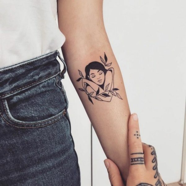 Selbstliebe Tattoo 30+ originelle & tiefsinnige Designideen ZENIDEEN