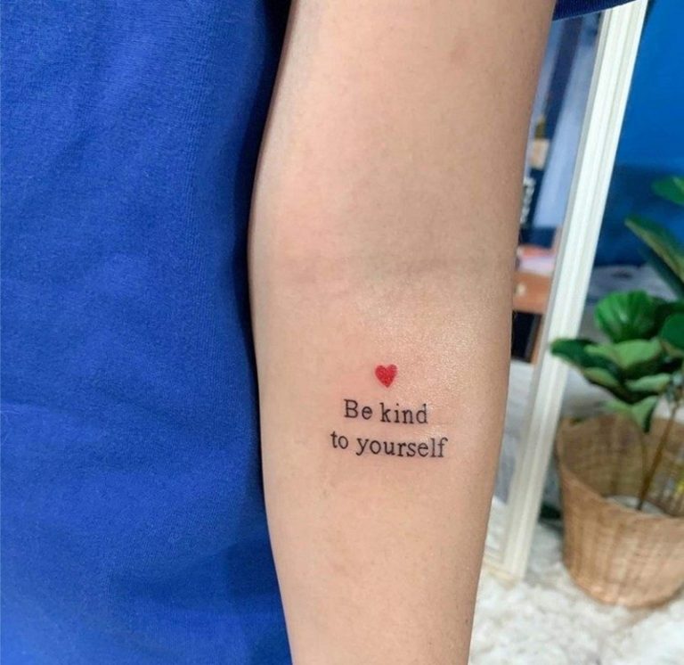 Selbstliebe Tattoo 30+ originelle & tiefsinnige Designideen ZENIDEEN