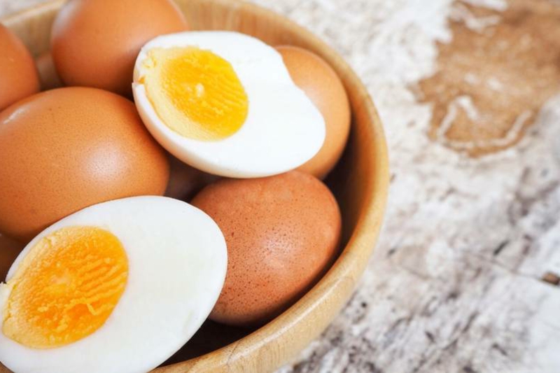gekochte Eier essen zum Abnehmen