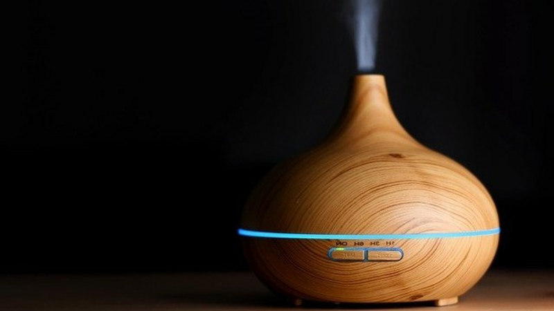 Luftbefeuchter stilvoll aus Holz
