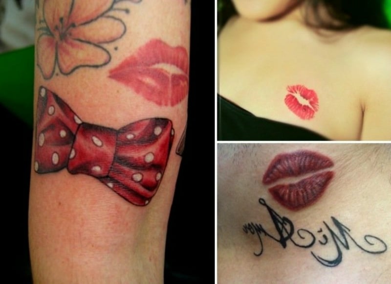 tolle Tattooideen Kuss