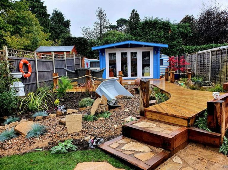 Garten maritim gestalten coole Ideen & hilfreiche Tipps