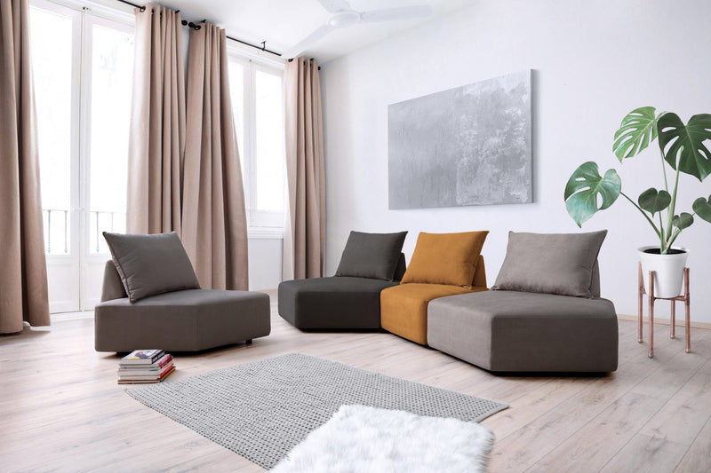 2. Modulares Sofa als Trend