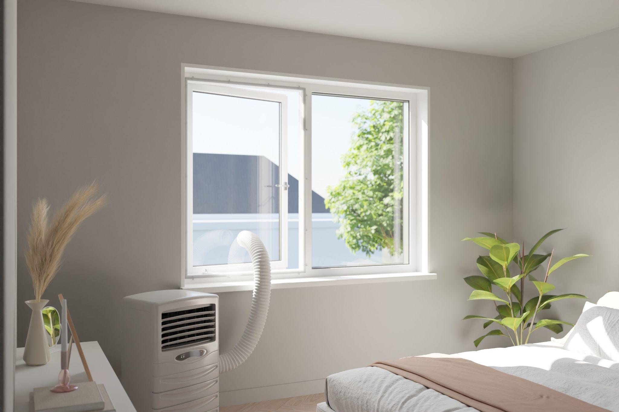 Fensterabdichtung für Klimaanlage selber bauen