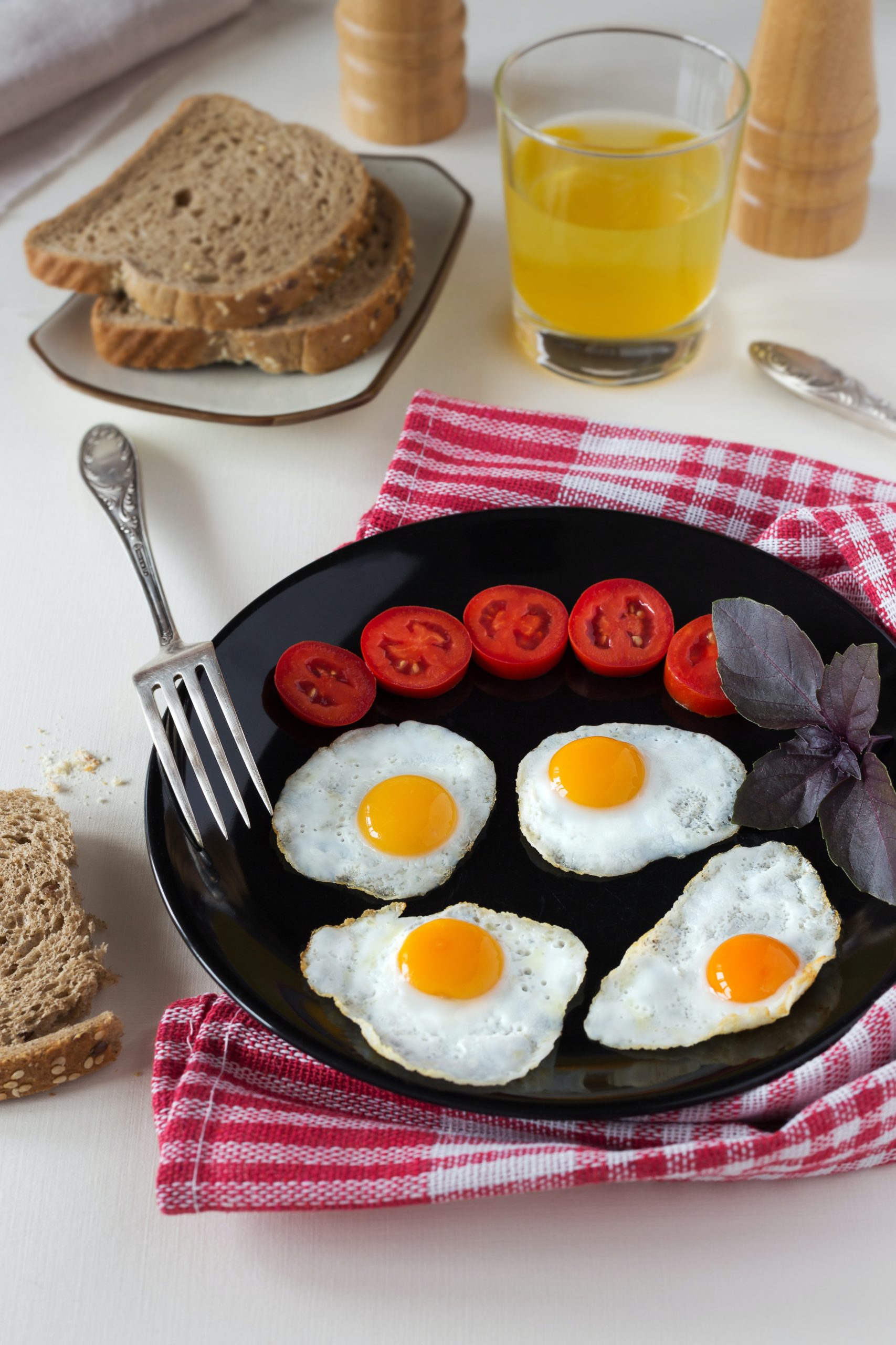 Gesundes Frühstück mit Eier