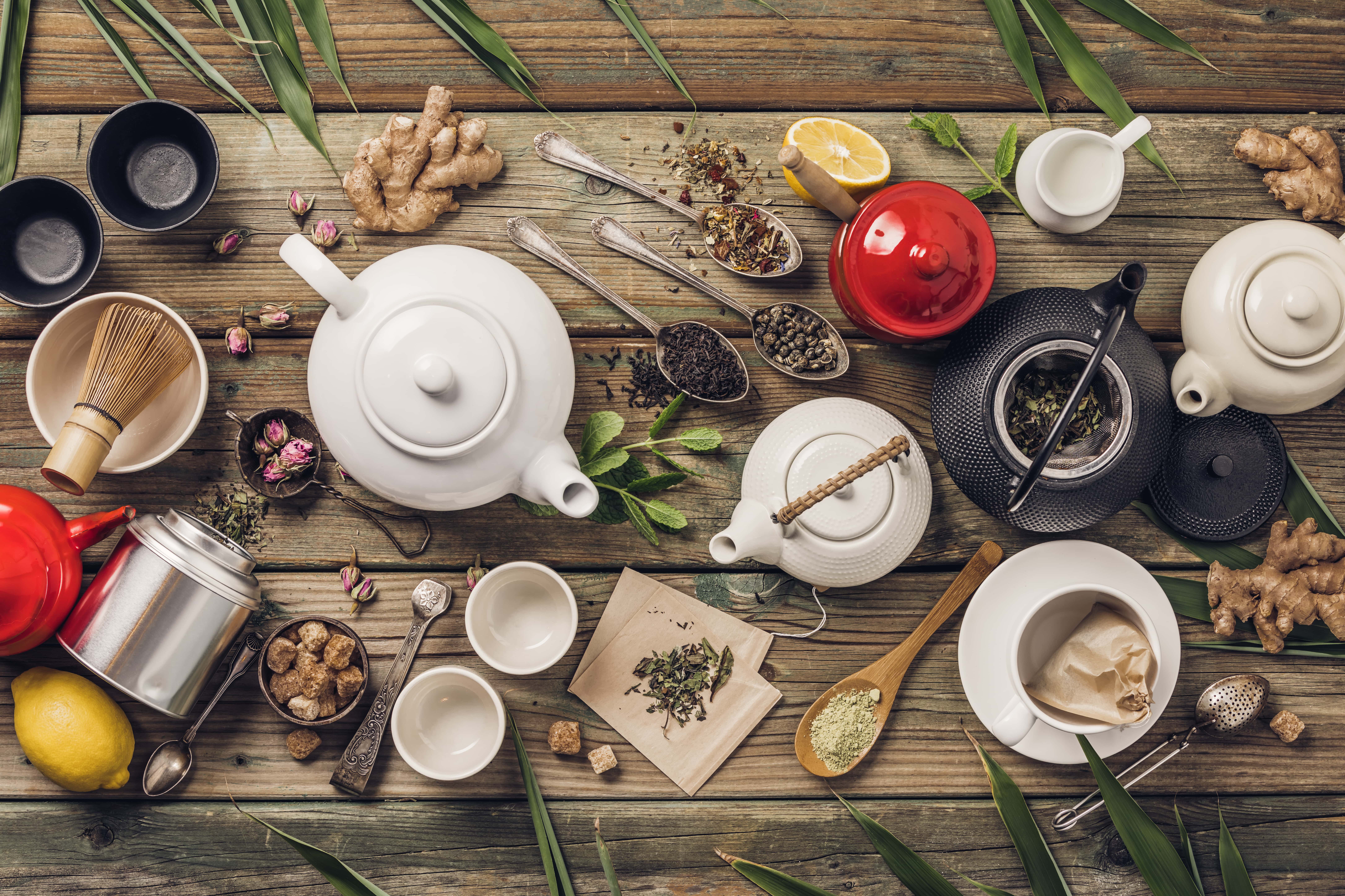 Teekannen: Die wichtigsten Materialien