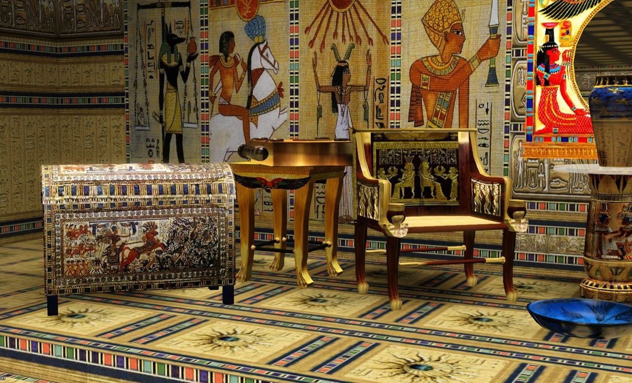 Inspiration für Innenarchitektur im ägyptischen Stil