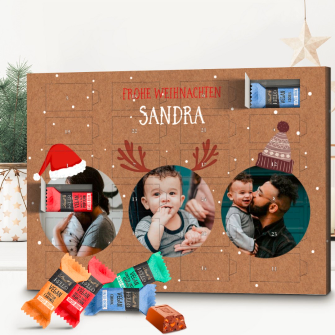 Foto Adventskalender DIY Weihnachtsgeschenk