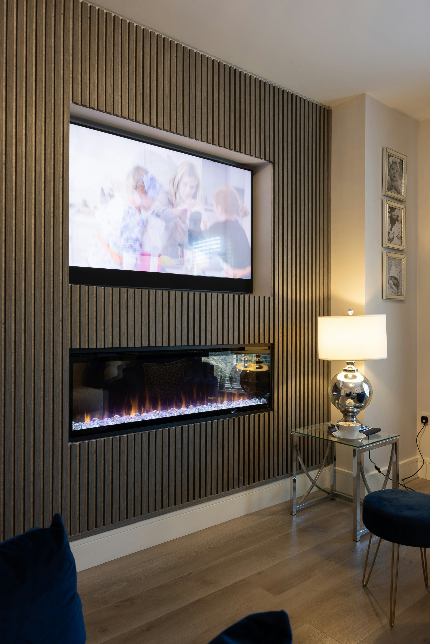 Akustikpaneele TV Wand
