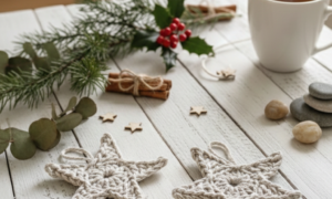 Weihnachtliches Häkeln mit Kordelino-Kordeln