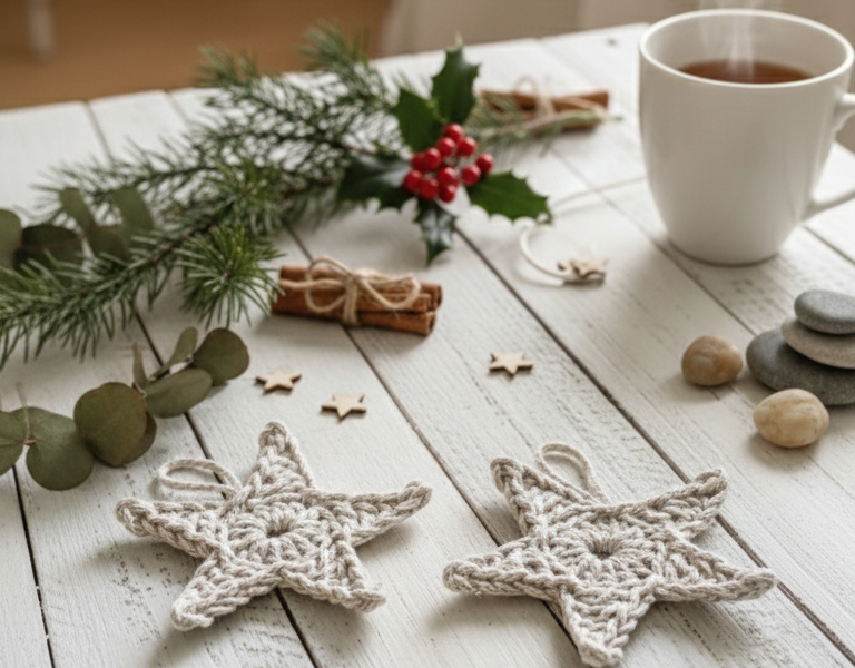 Weihnachtliches Häkeln mit Kordelino-Kordeln