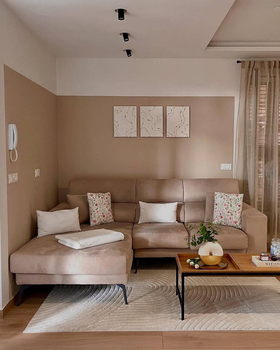 multifunktionale Möbel beige Sofa