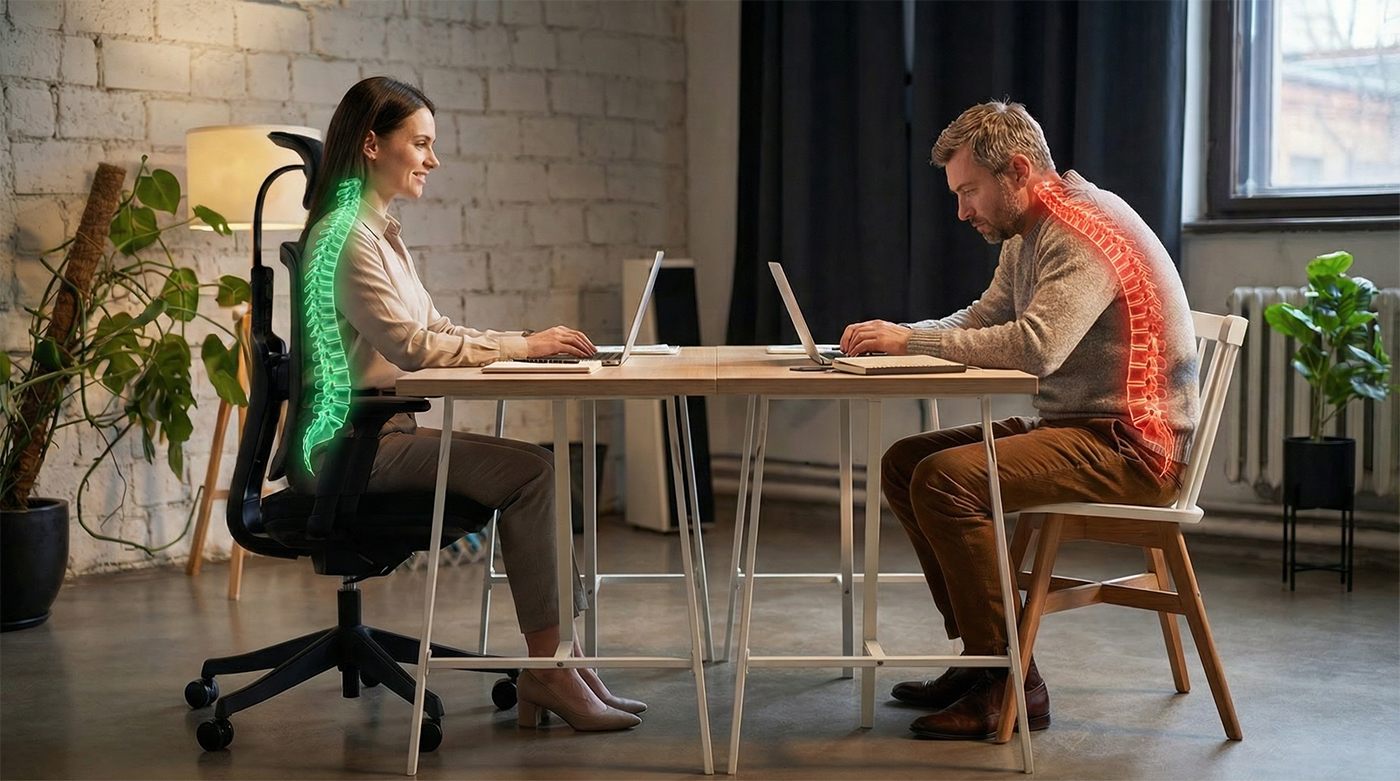 Rückenschmerzen im Büro: Ursachen und Lösungen für gesundes Sitzen