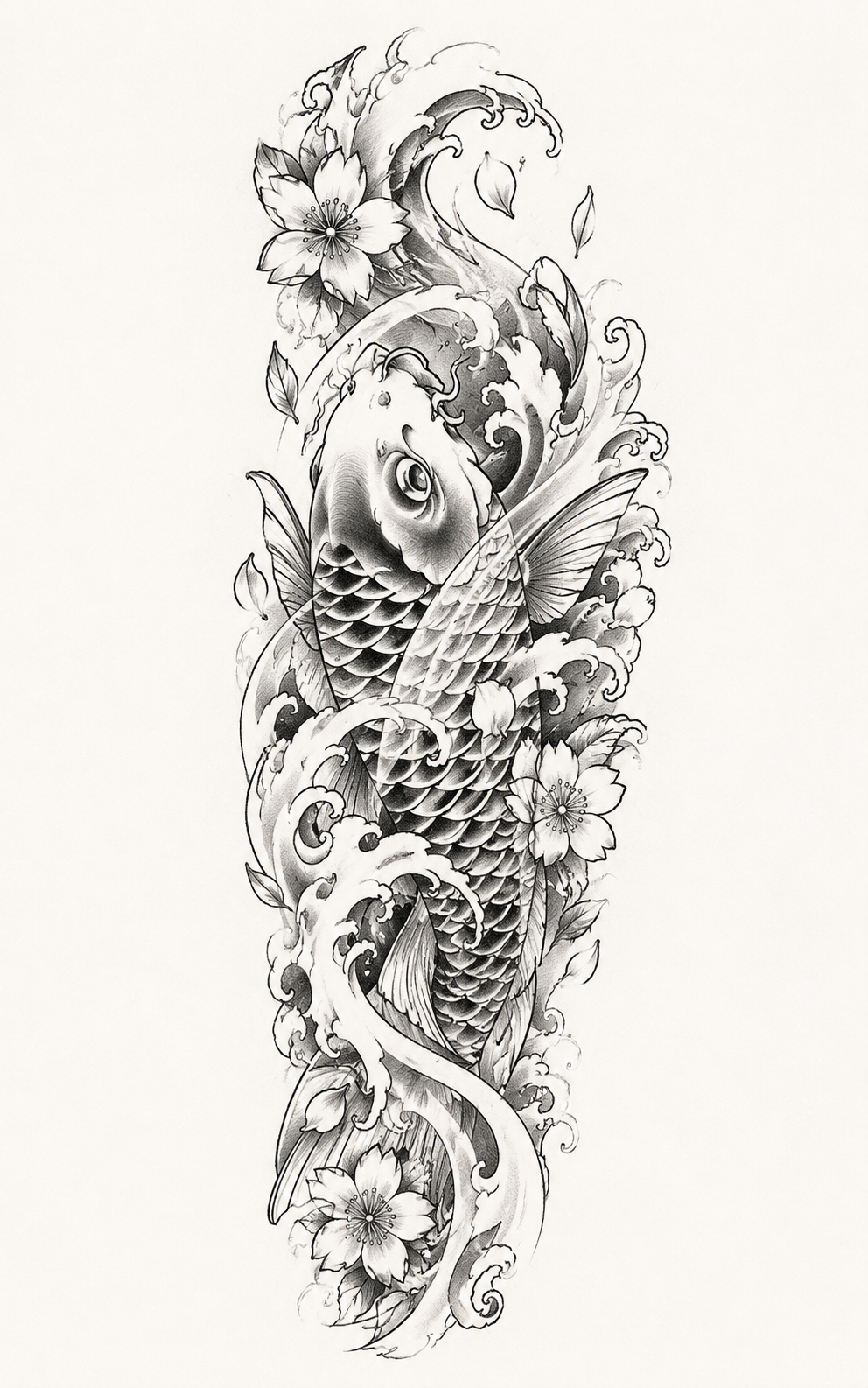 Koi Tattoo Vorlagen Koi Tattoo Vorlagen