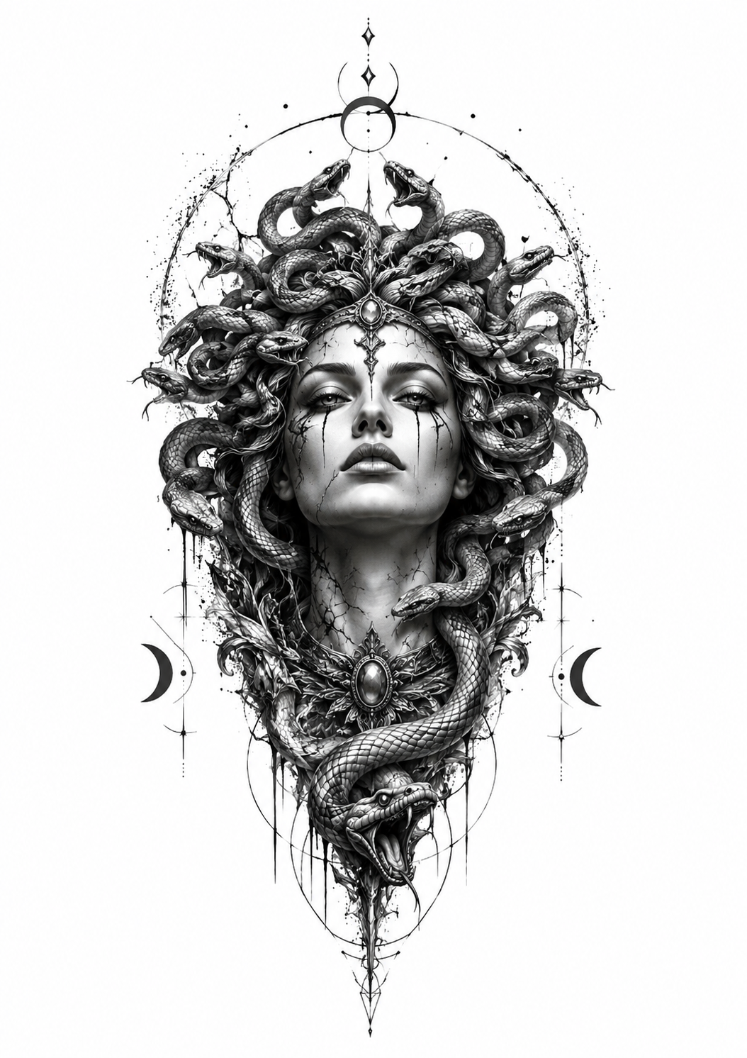Medusa Tattoo Vorlage Medusa Tattoo Vorlage