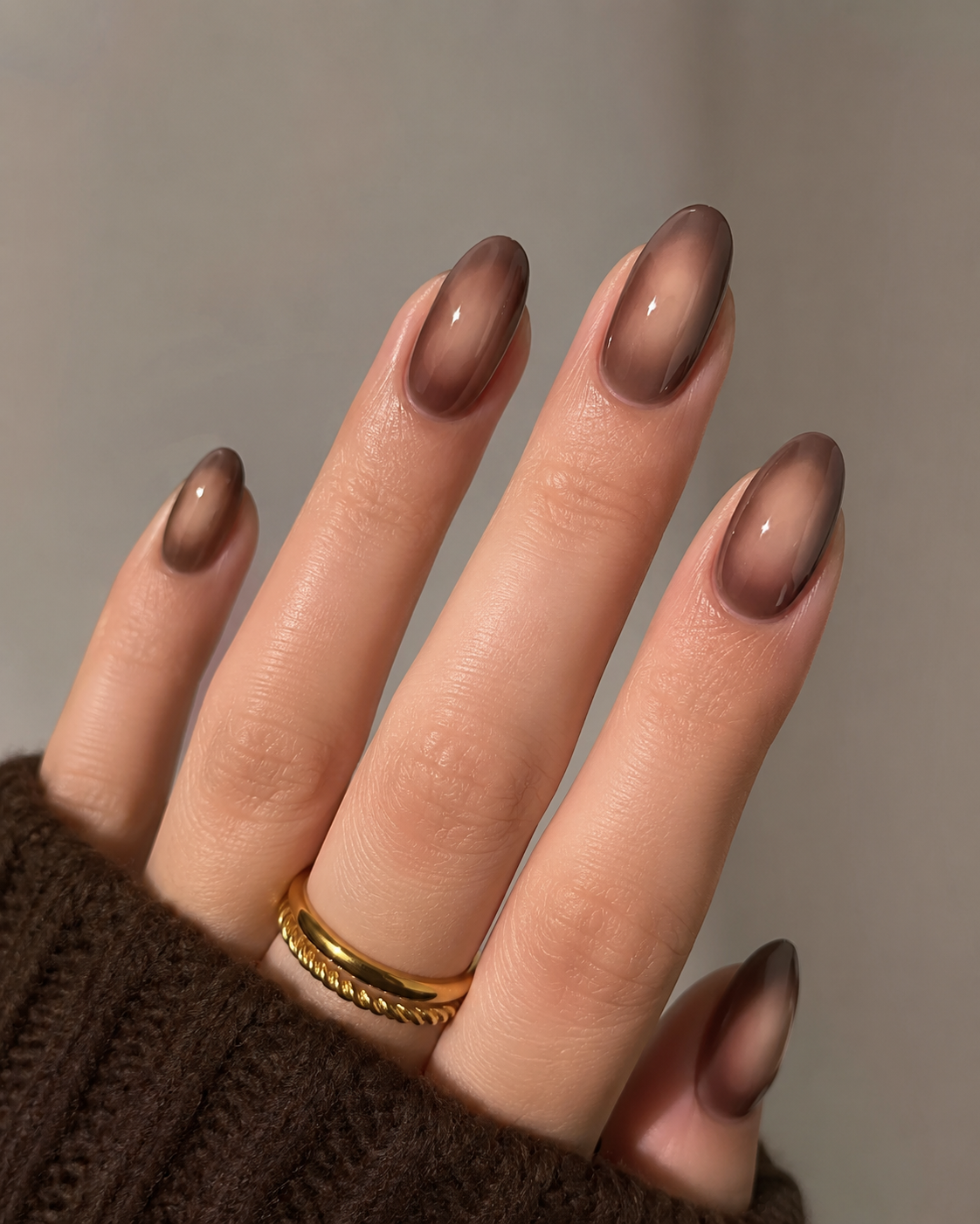 aura nails mocha nails aura nails mocha nails