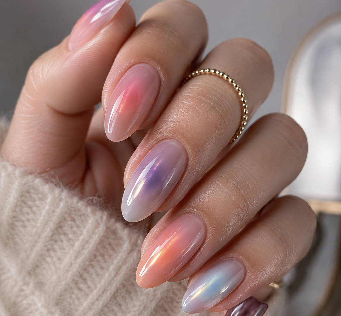 Aura Nails: Der Maniküre-Trend für Nägel mit sanftem Glow