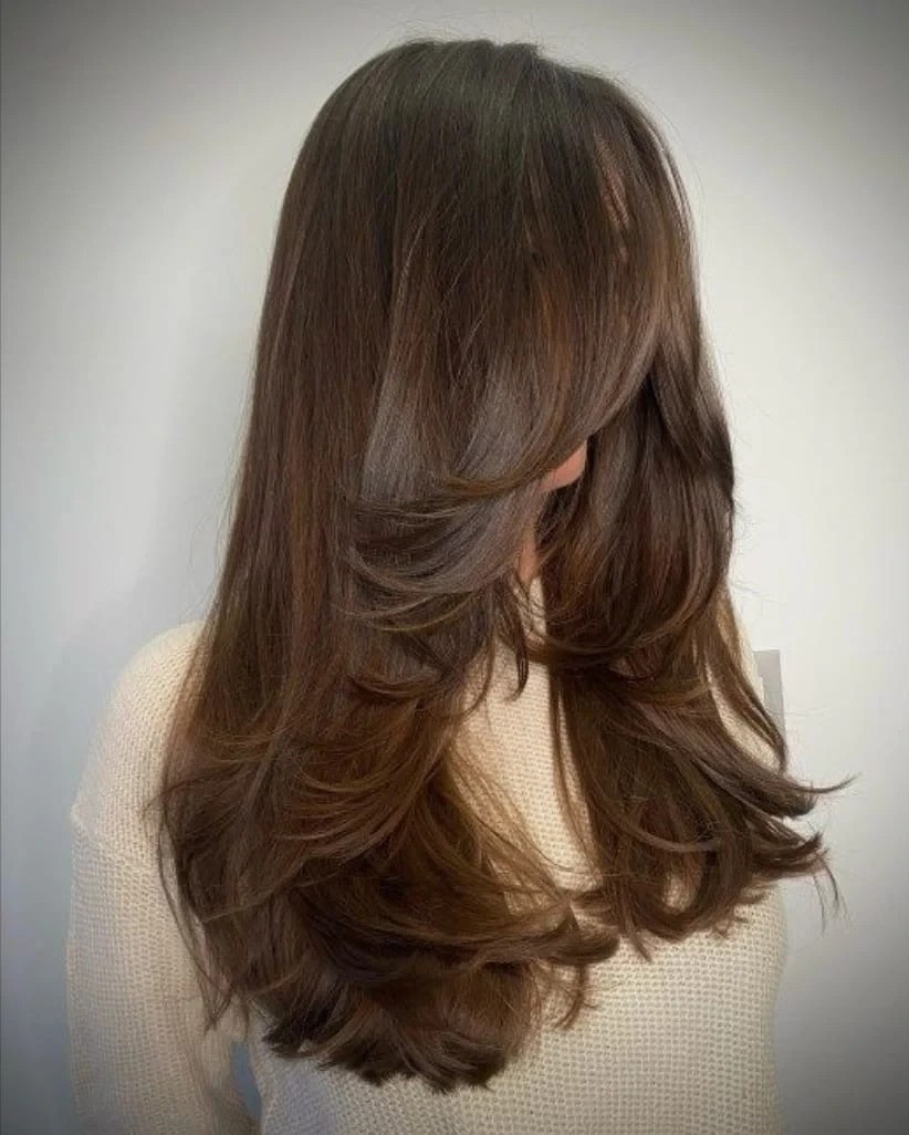 butterfly cut lange haare butterfly cut lange haare