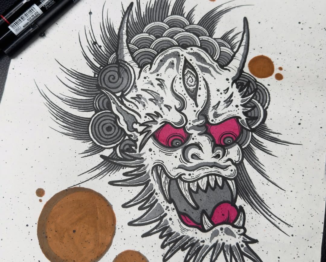 Oni Tattoo Bedeutung: Was hinter dem japanischen Dämonen-Motiv wirklich steckt