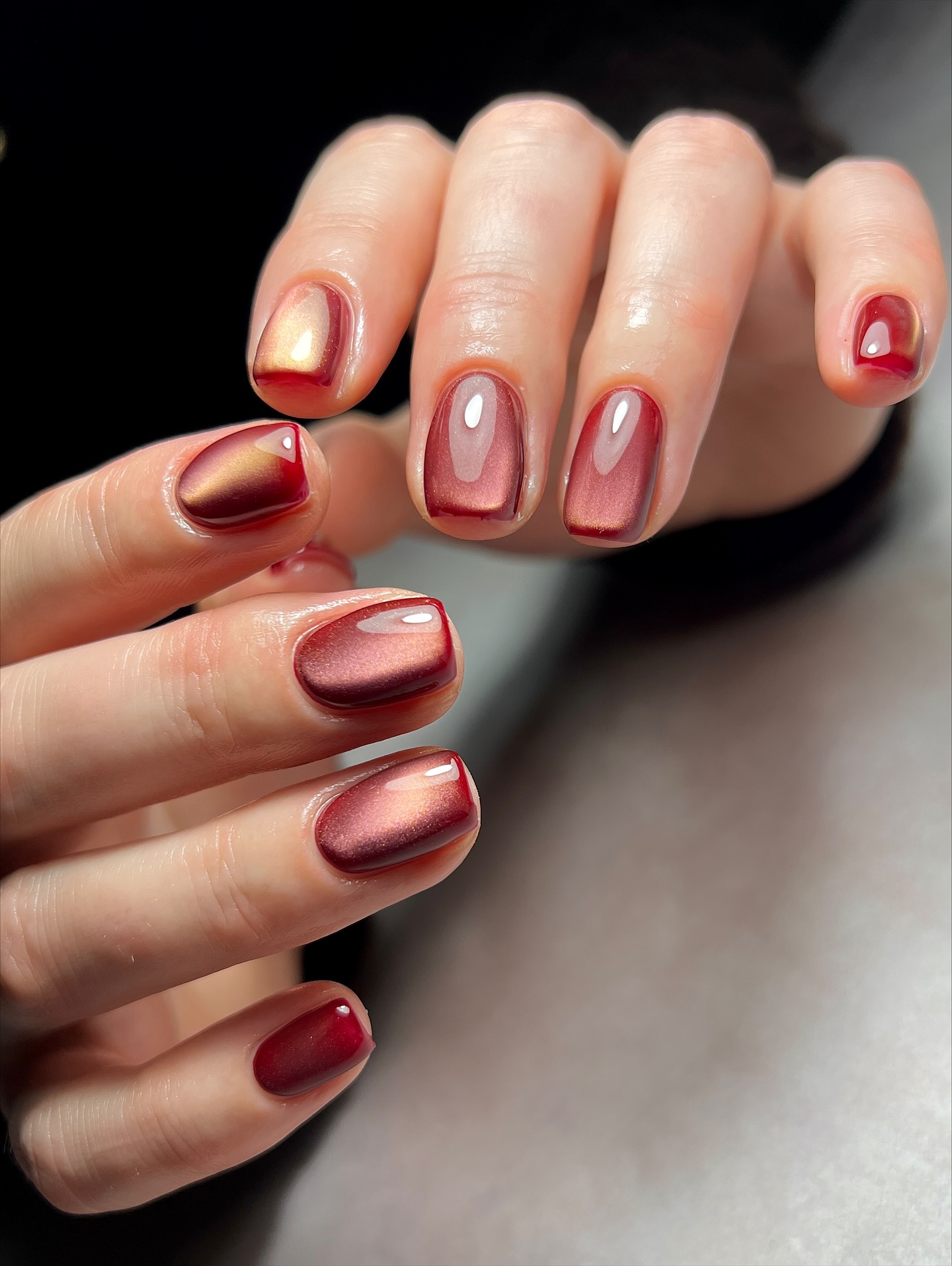 cat eye nails glaenzend cat eye nails glaenzend