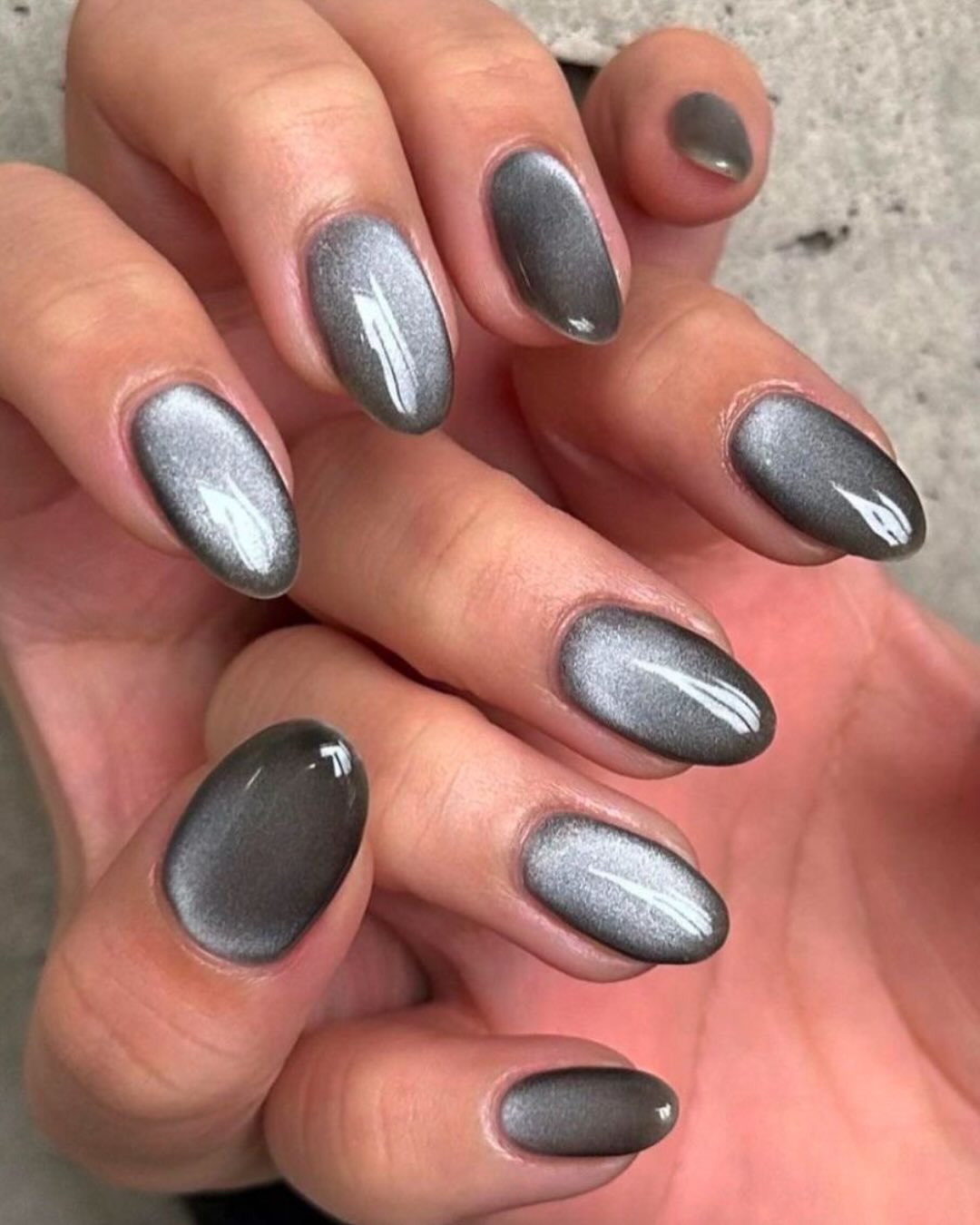 cat eye nails grau cat eye nails grau
