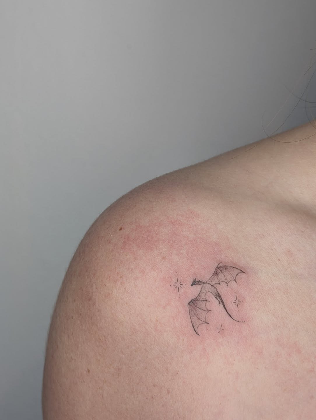 fine line drachen tattoo fine line drachen tattoo