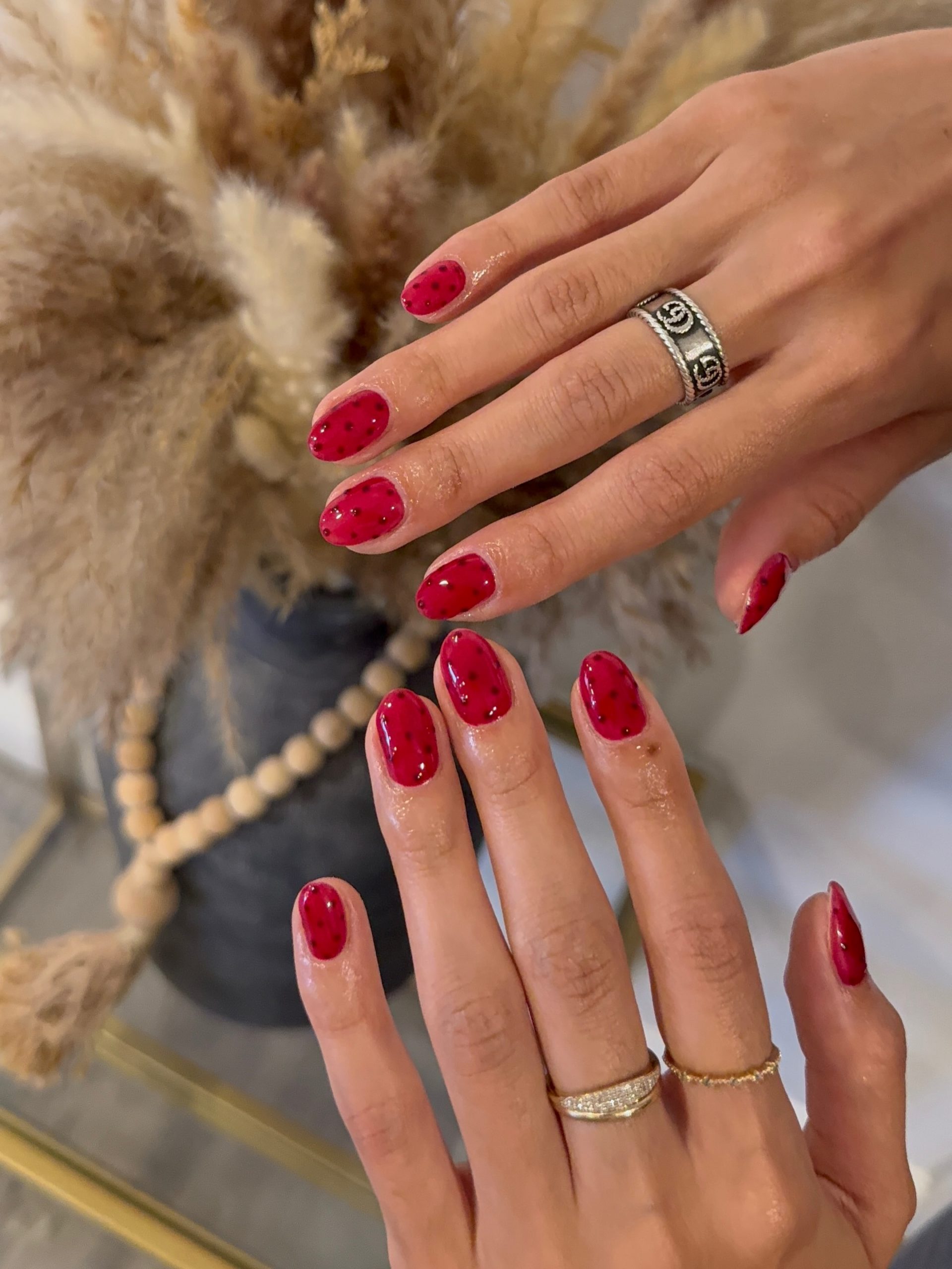 jelly nails polka dot jelly nails polka dot