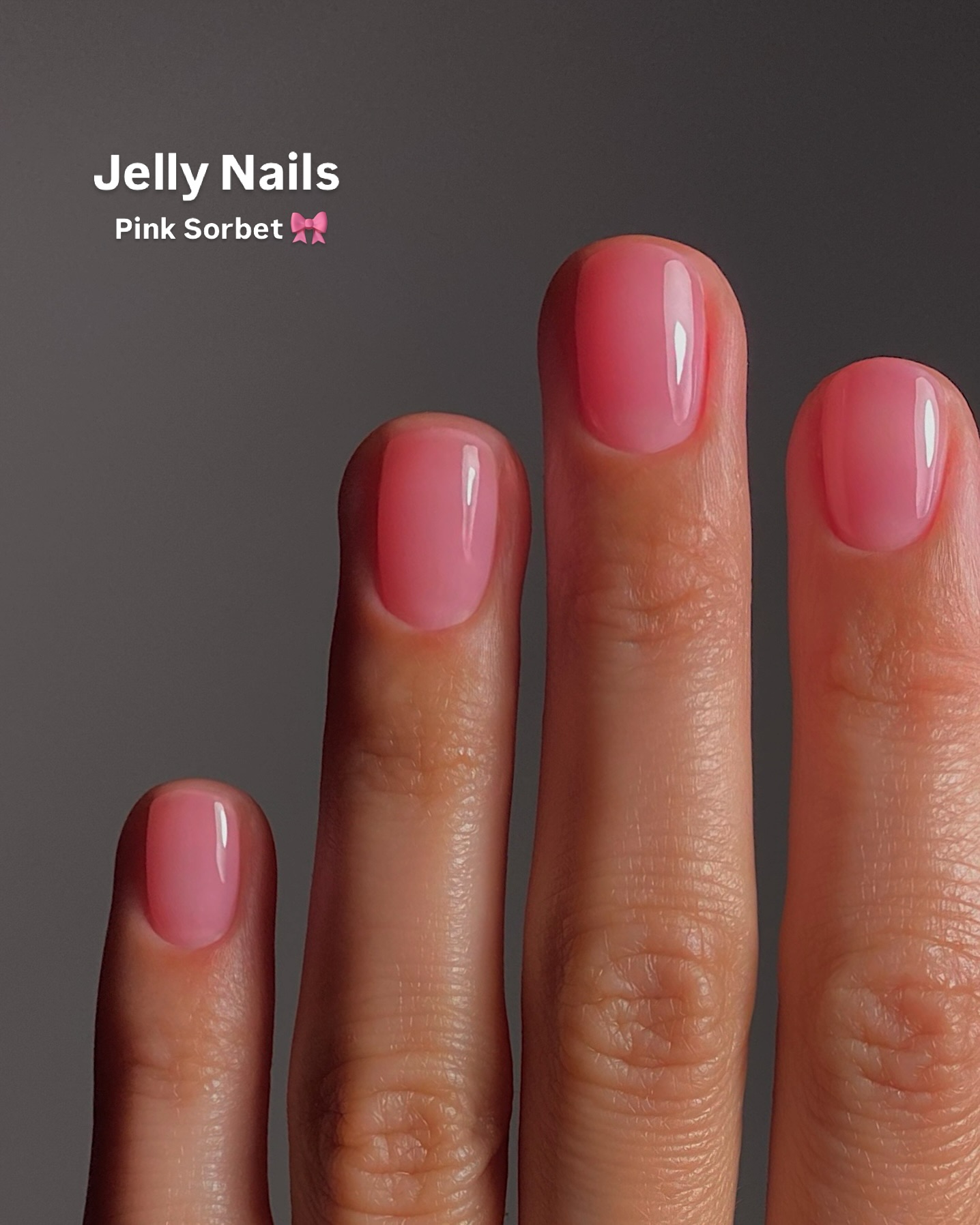 jelly nails pink sorbet jelly nails pink sorbet