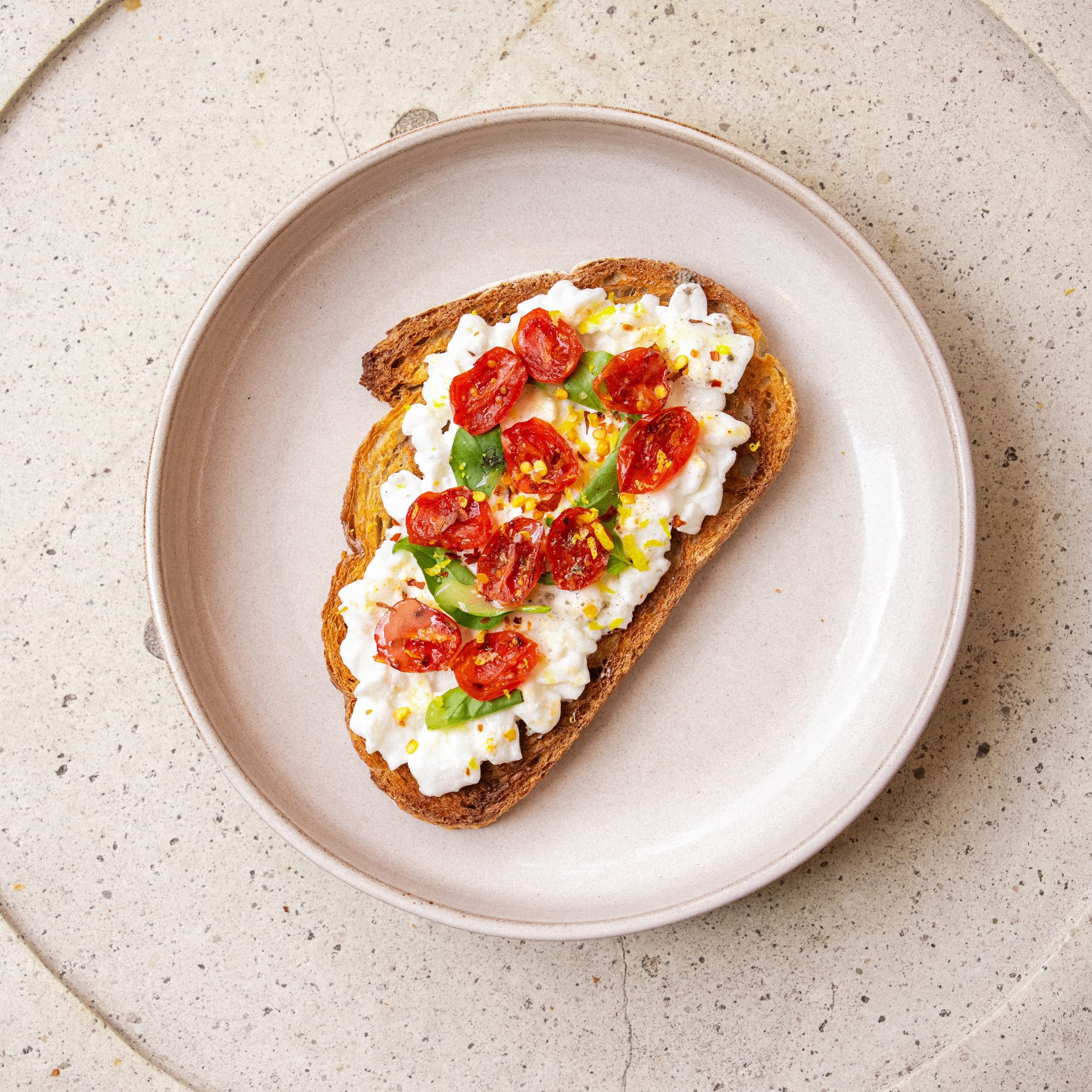 Hüttenkäse Rezepte Toast