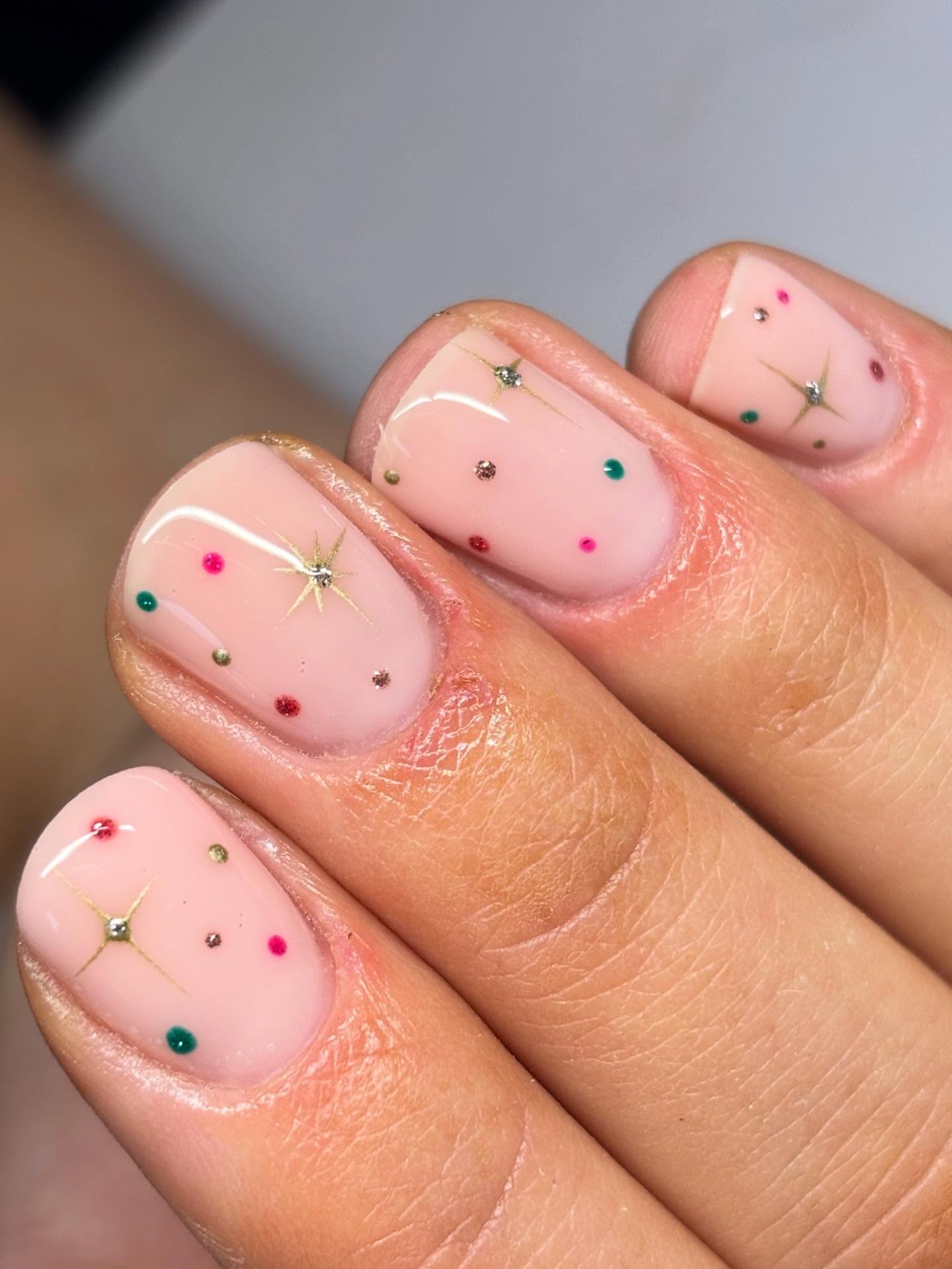 glitzer weihnachtsnägel glitzer weihnachtsnägel