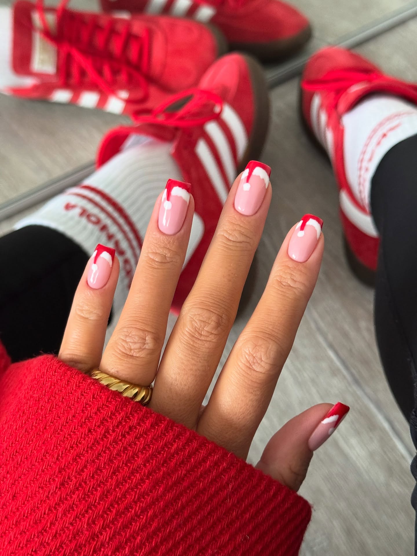 weihnachstnägel rot weihnachstnägel rot
